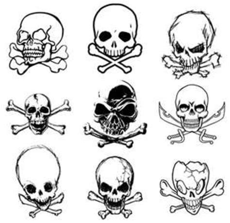 tattoo skull outline|simple outline skull tattoo designs.